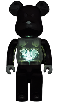 Bearbrick 2G Exclusive 100% & 400% Set Black Chrome