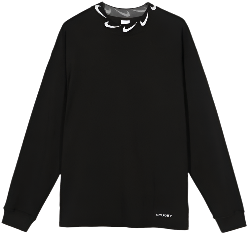 Nike x Stussy NRG BR LS Knit Top Black