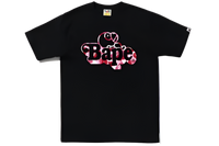 BAPE ABC Camo Milo on Bape Tee Black Pink