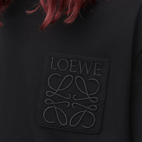 Loewe Anagram Black T-Shirt with Pocket