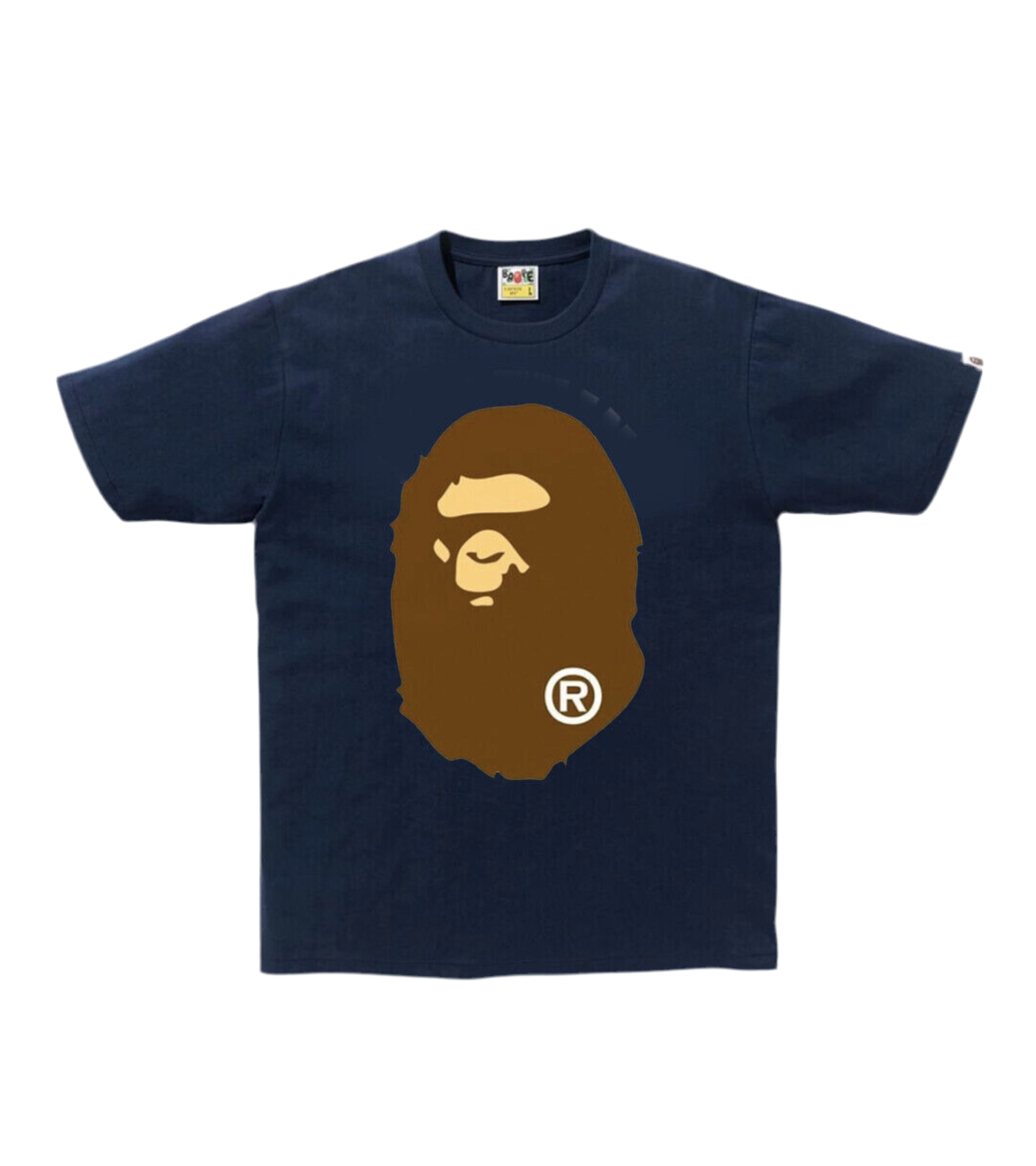 BAPE Big Ape Head Tee Navy