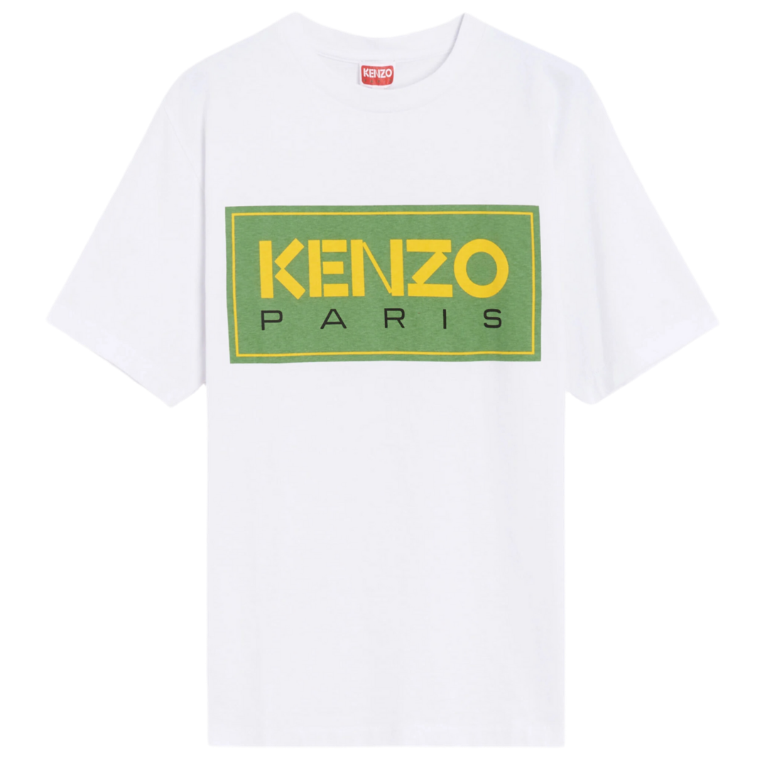 Kenzo Paris Logo Classic T-Shirt White