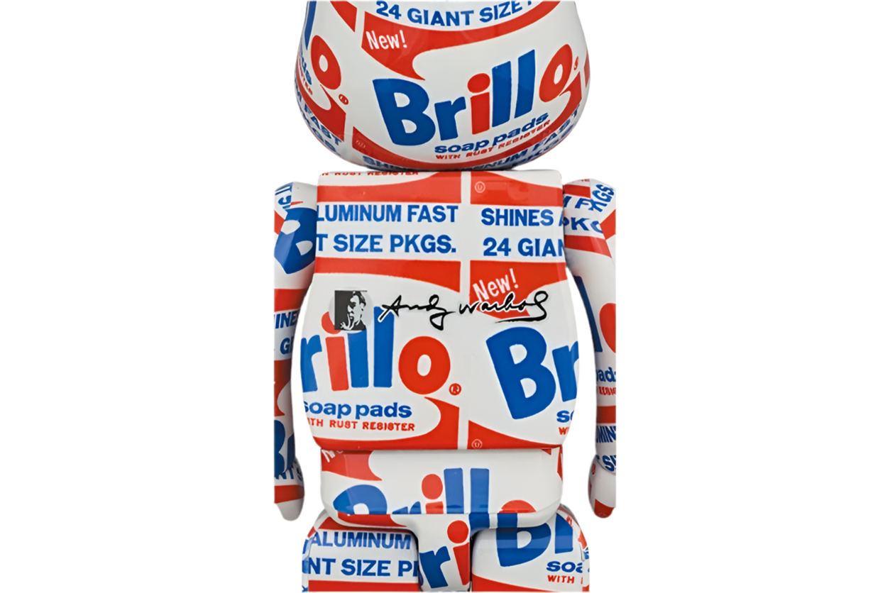 Bearbrick ANDY WARHOL "Brillo" 100% & 400% Set