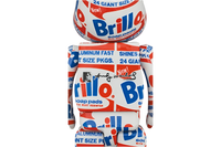 Bearbrick ANDY WARHOL "Brillo" 100% & 400% Set