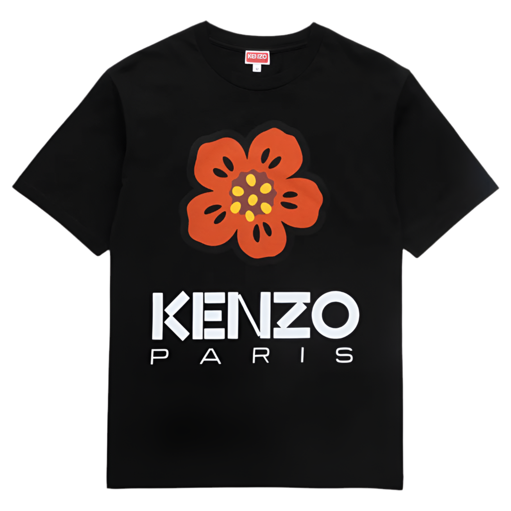 Kenzo Paris Large Boke Flower Oversized T-Shirt Black