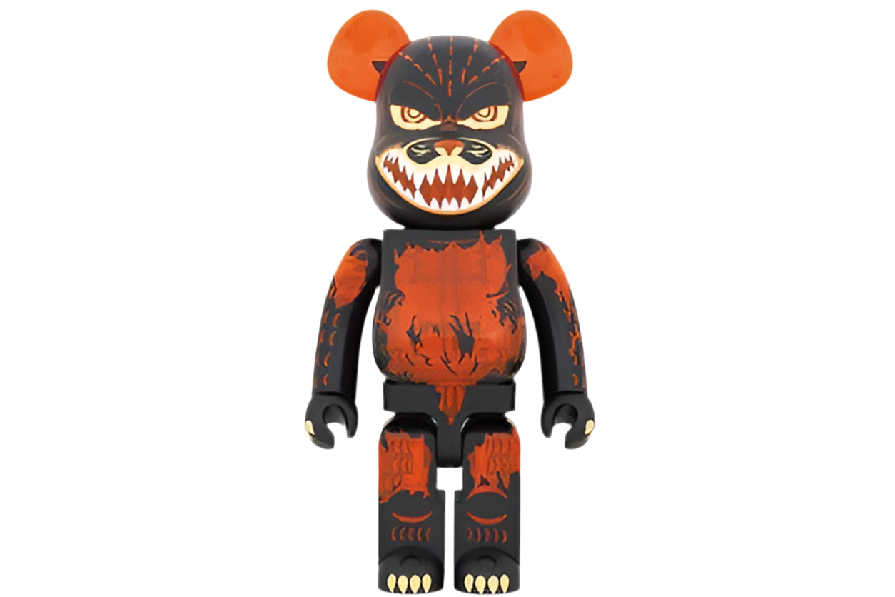 Bearbrick Godzilla VS Destoroyah version Godzilla (Meltdown) 1000% Clear Orange Ver.