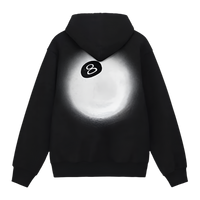 Stüssy 8 Ball Fade Hoodie Black