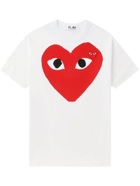 Comme des Garçons (CDG) Big Red Heart With Red Emblem Tee Unisex