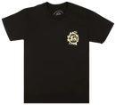Anti Social Social Club x Fragment Yellow Bolt Tee Black