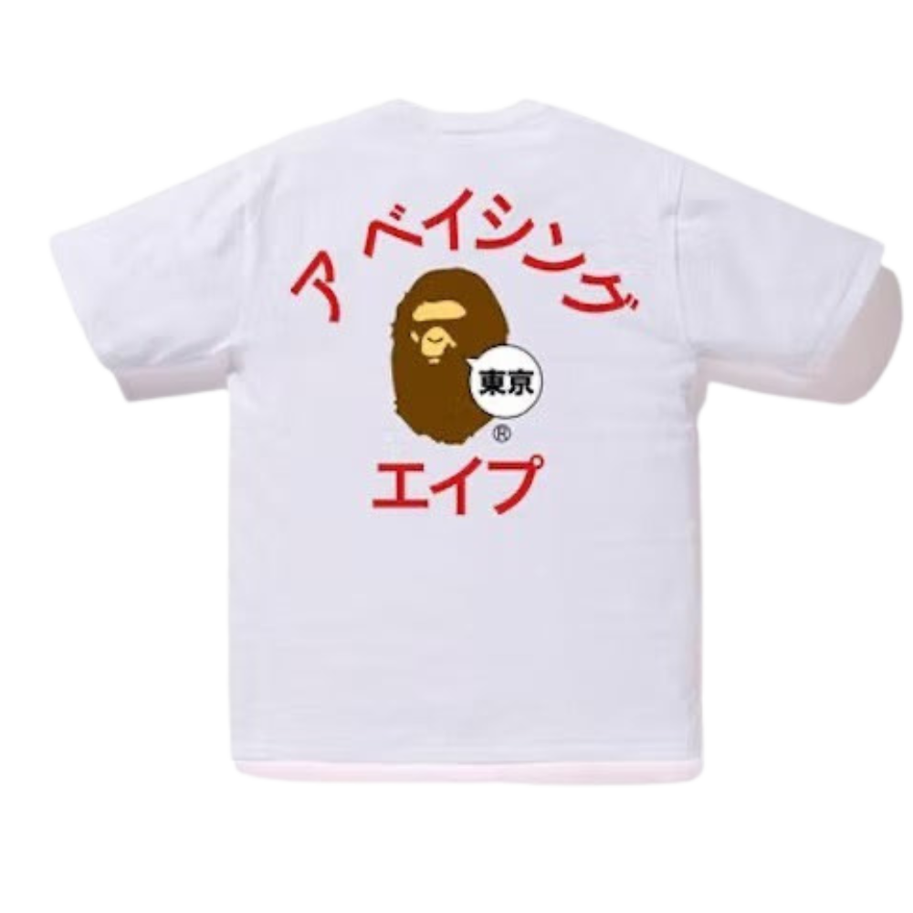 BAPE City Tokyo Kanji Tee White