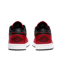 Air Jordan 1 Low Reverse Bred Pebbled Swoosh