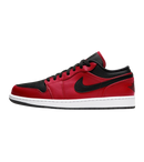 Air Jordan 1 Low Reverse Bred Pebbled Swoosh