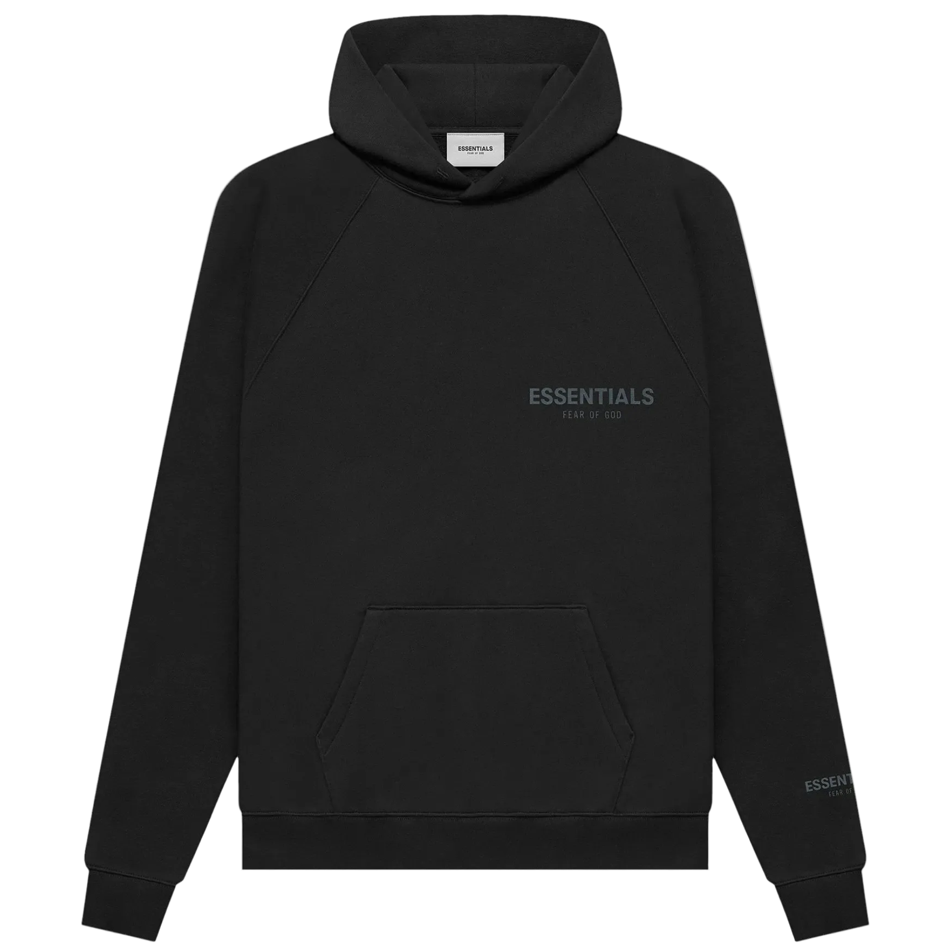 Fear of God Essentials Pull-Over Hoodie 'Black' (FW21)