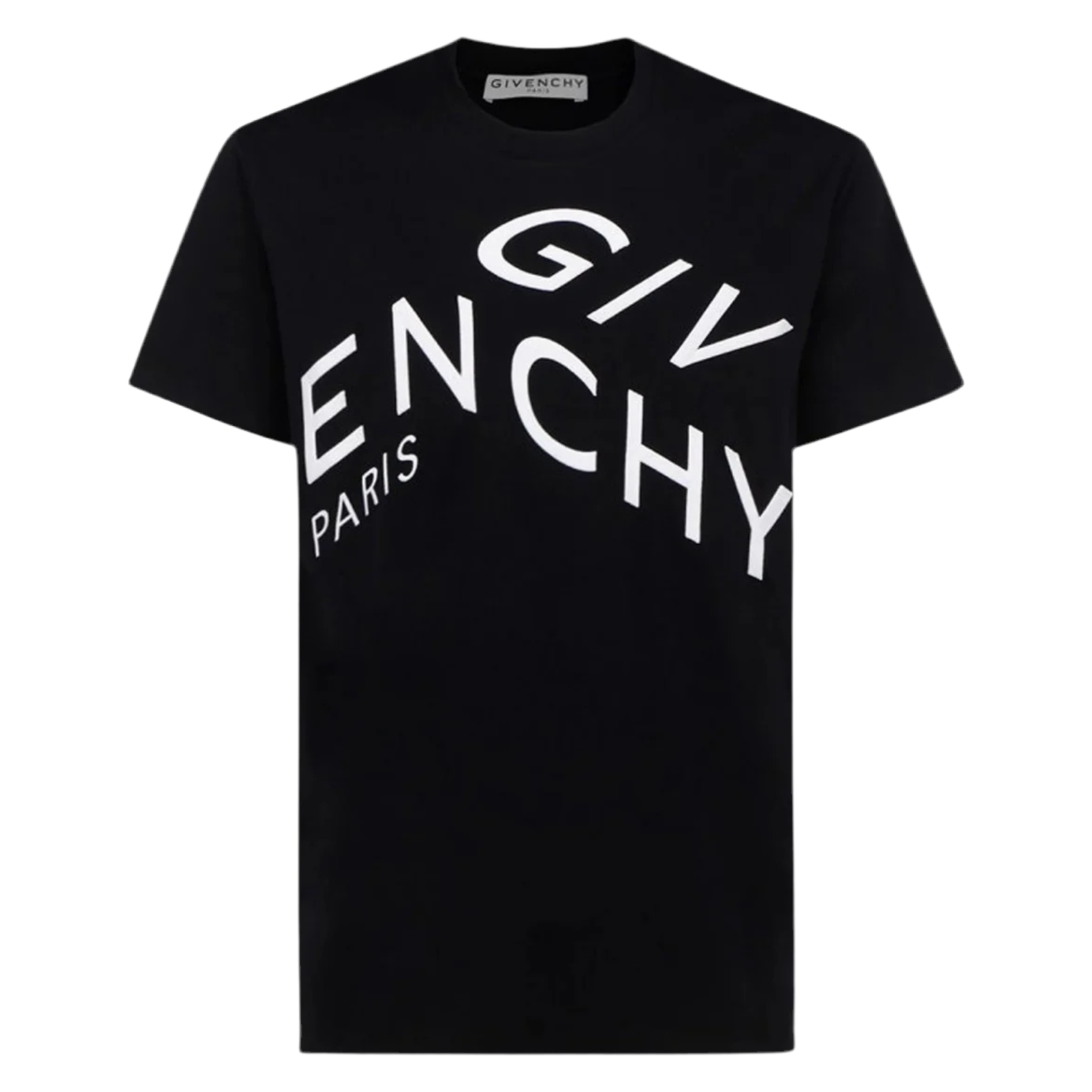Givenchy Refracted Embroidered Logo T-Shirt Black Oversized Fit