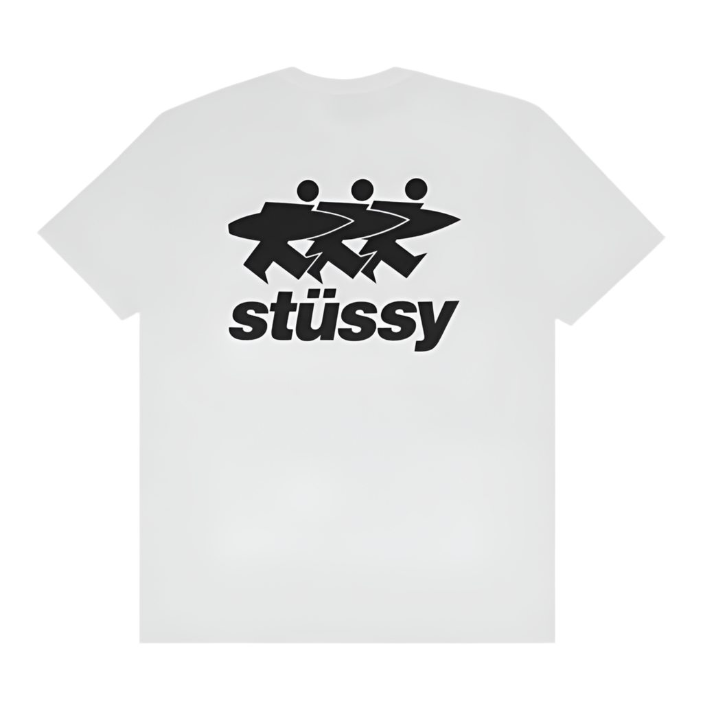 Stüssy Surfwalk Pigment Dyed Tee White (SS24)