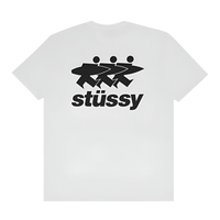 Stüssy Surfwalk Pigment Dyed Tee White (SS24)