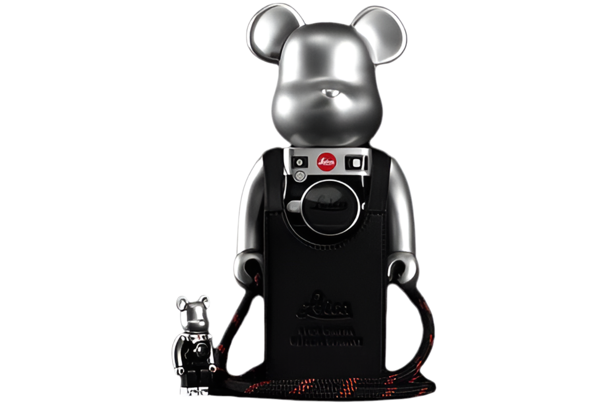 Bearbrick x Leica w/ Camera Strap and Bag 100% & 400% Set