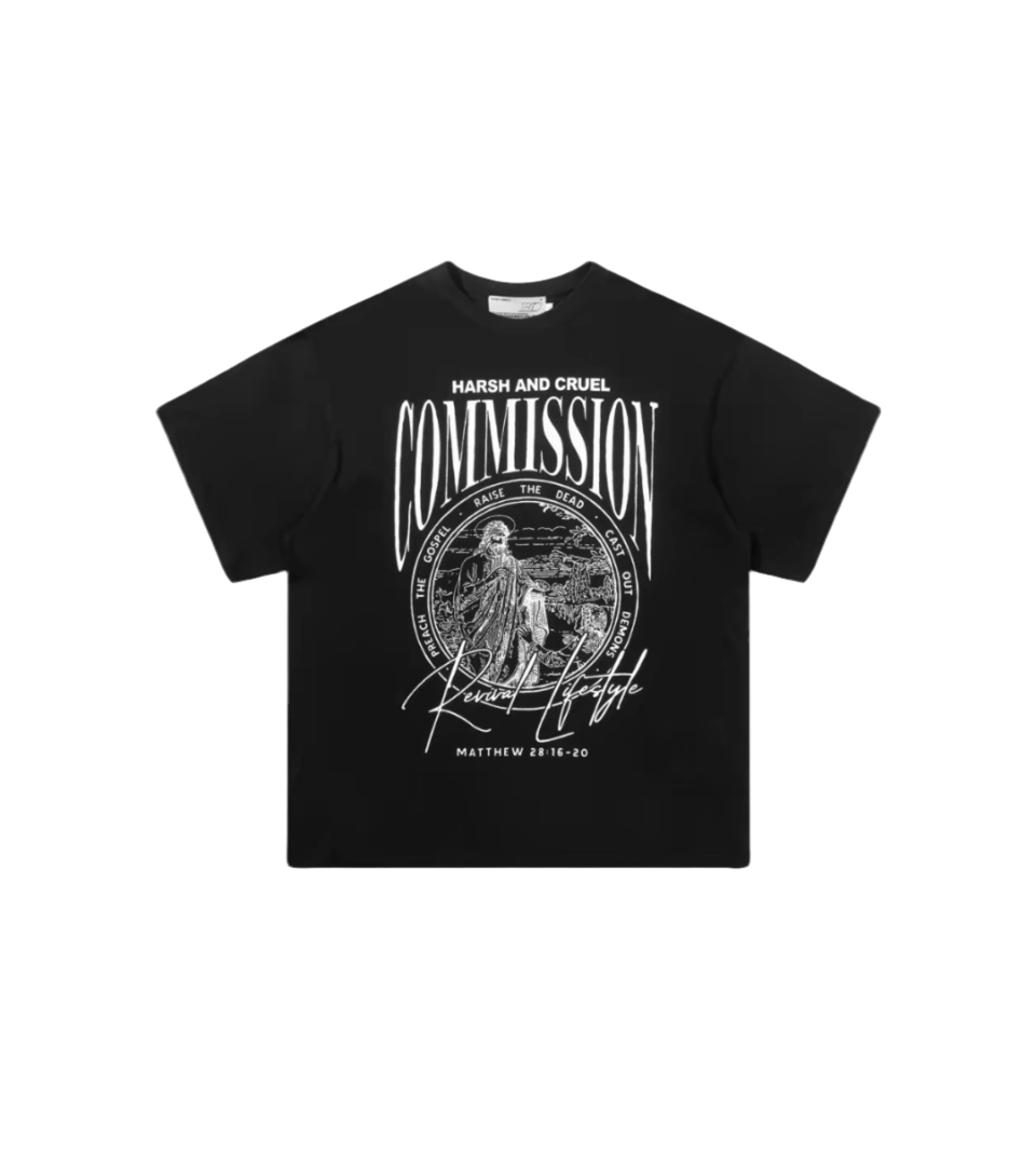 Harsh and Cruel SS22 Commission T-shirt Black