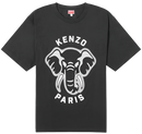 Kenzo Elephant Oversized T-Shirt Black