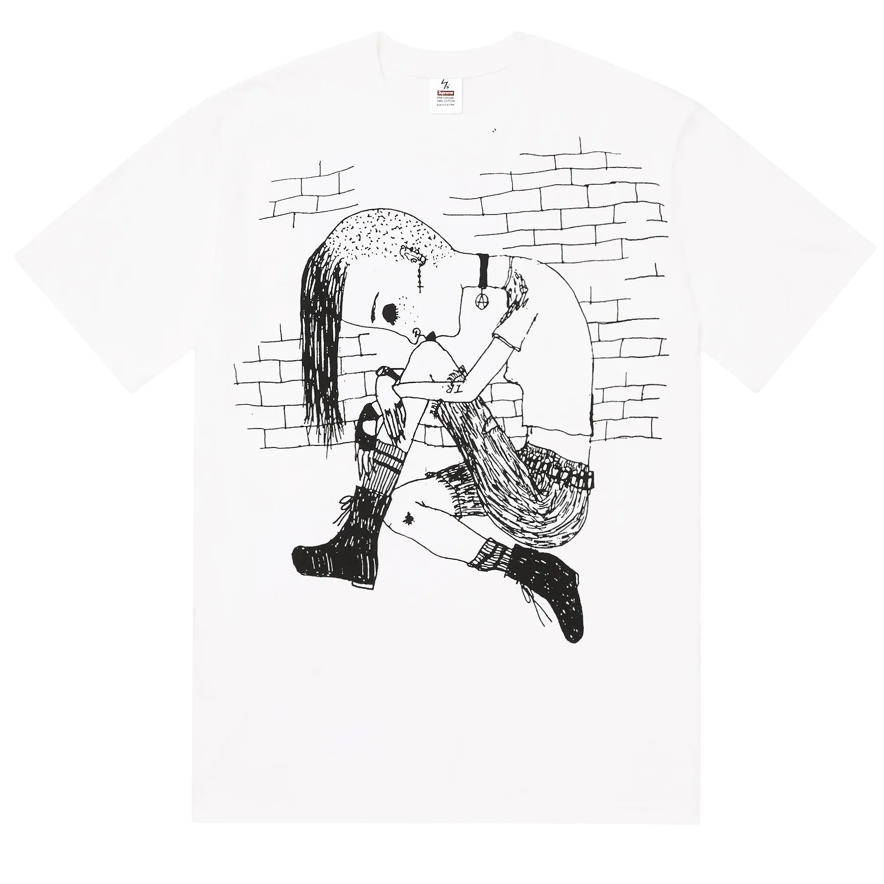 Supreme x Y’s Thinker Tee 'White' (FW25)