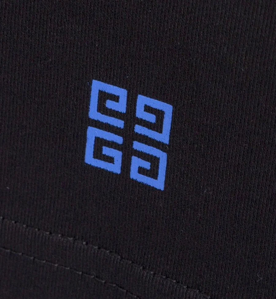 Givenchy 4G Multicolor T-Shirt Black/Blue Slim Fit