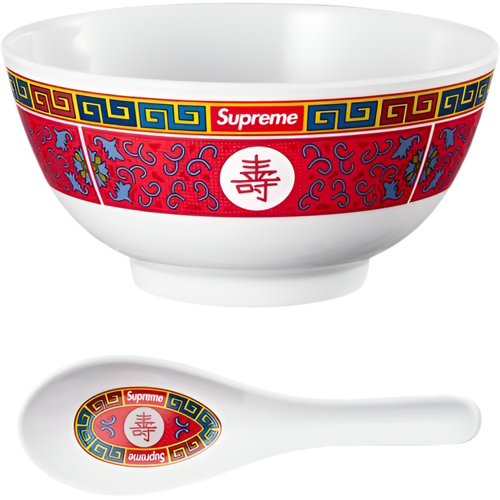 Supreme Longevity Soup Set (Bowl and Spoon) White (FW16)
