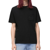 Loewe Anagram Black T-Shirt with Pocket