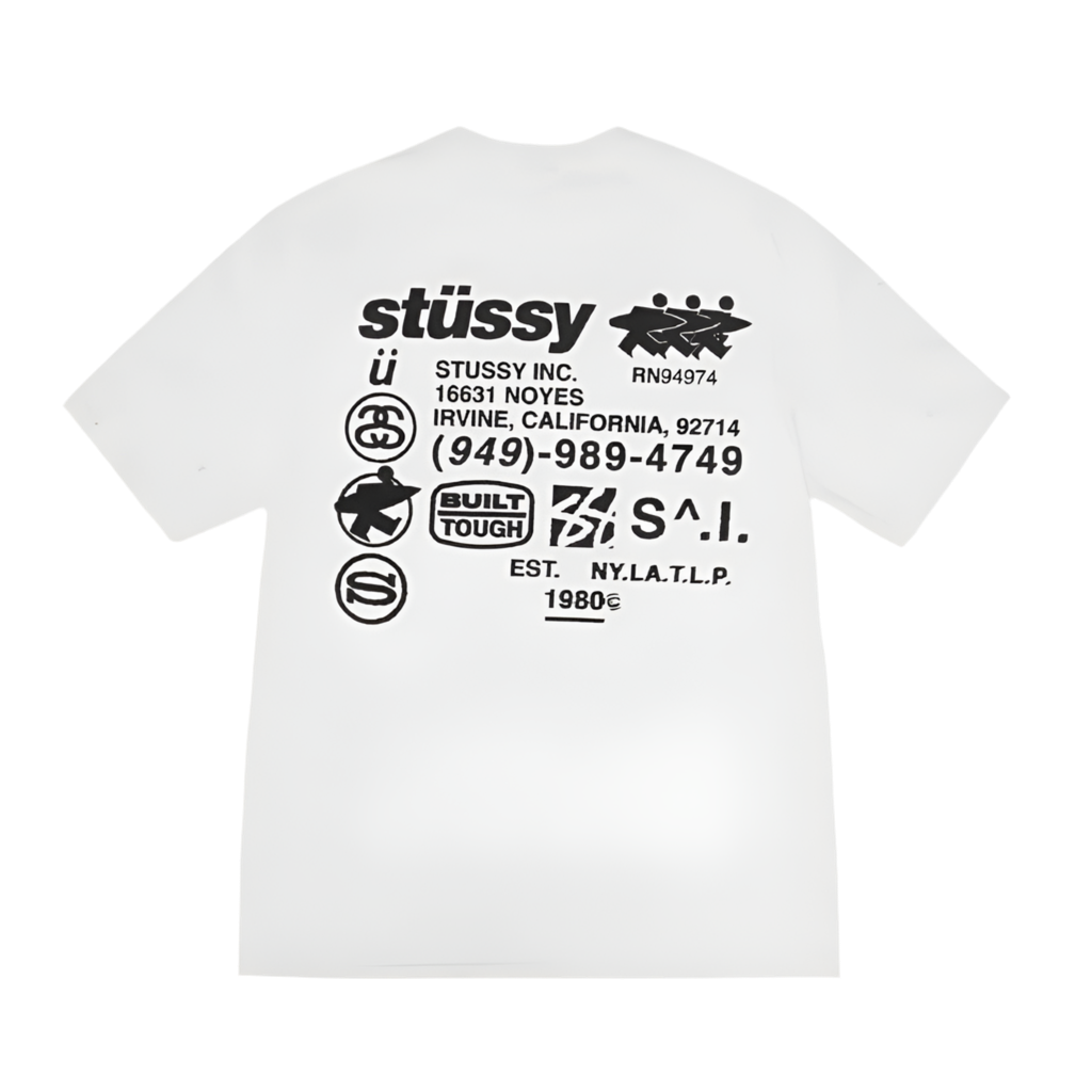 Stüssy DNA Pigment Dyed Tee White