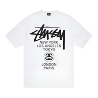 Stüssy World Tour Tee White