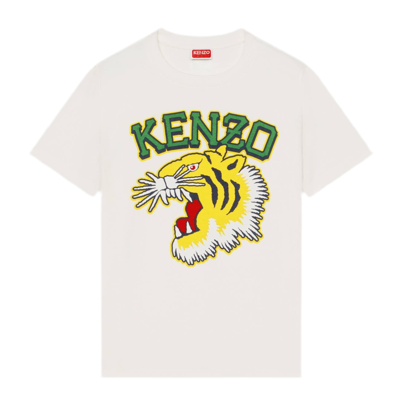 Kenzo Tiger Varsity Oversized T-Shirt White