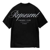 Represent Owners Club Script T-Shirt Black