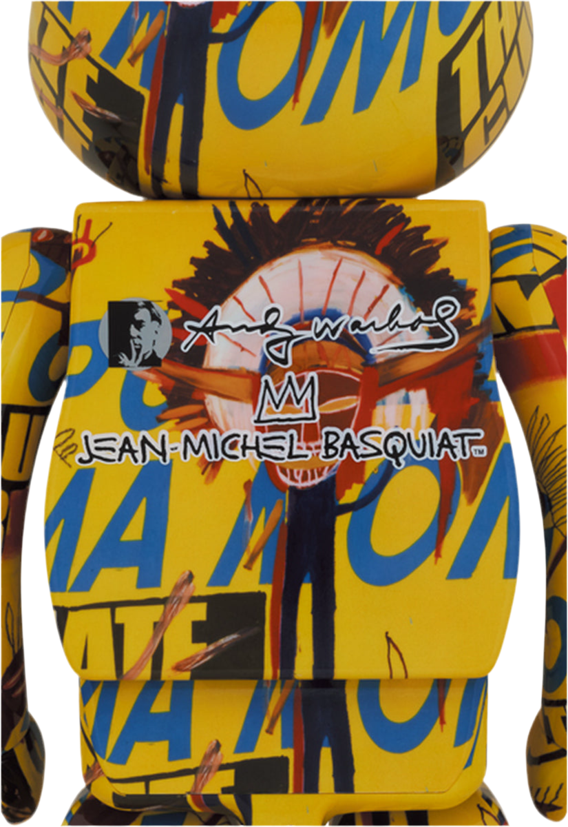 Bearbrick Andy Warhol x Jean-Michel Basquiat #3 1000%