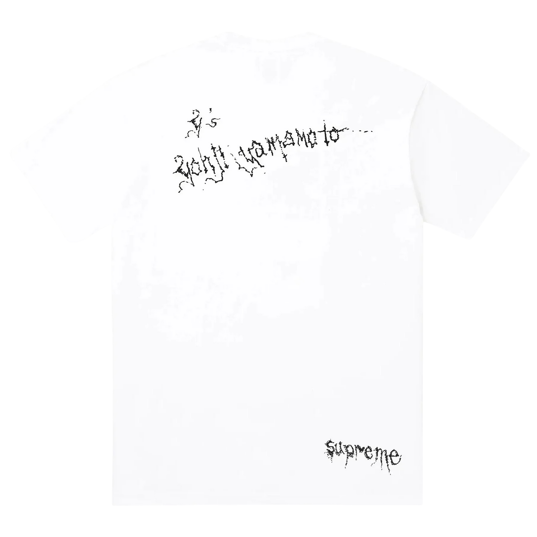Supreme x Y’s Thinker Tee 'White' (FW25)