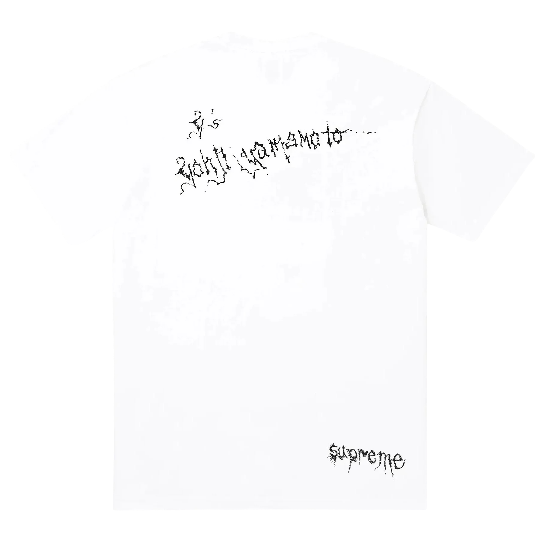 Supreme x Y’s Thinker Tee 'White' (FW25)