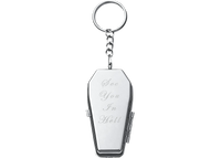 Supreme Coffin Keychain Silver