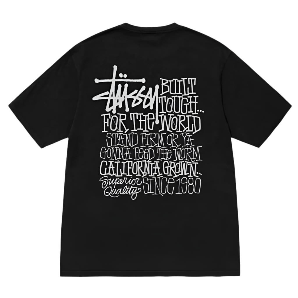 Stüssy California Grown Pigment Dyed Tee Black (FW24)