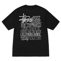 Stüssy California Grown Pigment Dyed Tee Black (FW24)