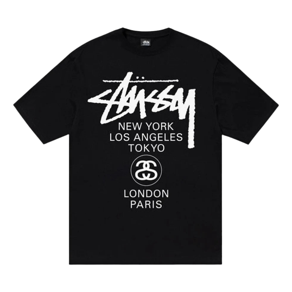 Stüssy World Tour Tee Black