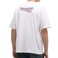 Balenciaga Political Campaign Logo T-Shirt White