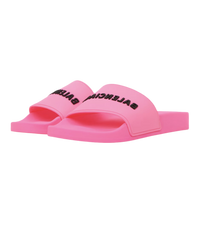 Balenciaga Hot Pink Pool Slides
