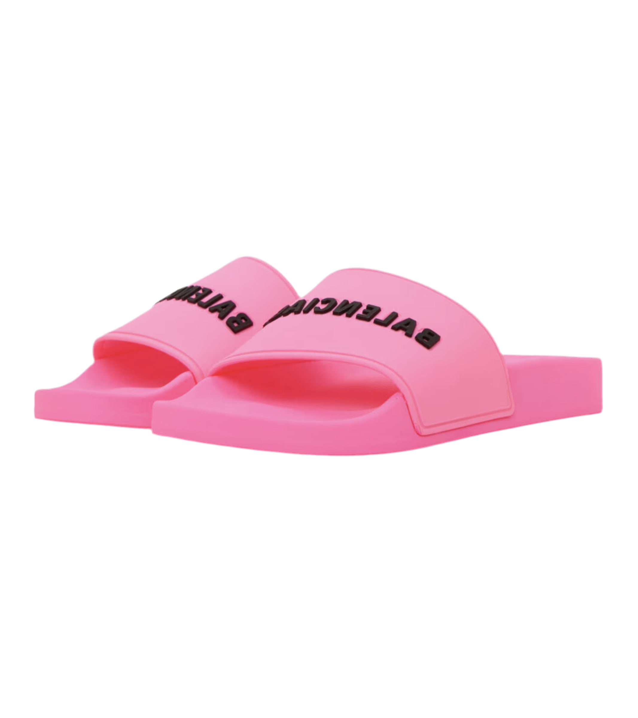 Balenciaga Hot Pink Pool Slides