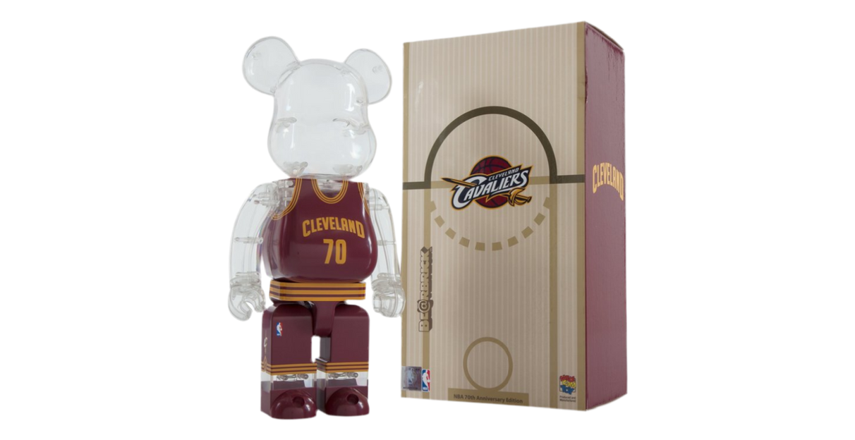 Bearbrick x NBA Cleveland Cavaliers 70th Anniversary 400%
