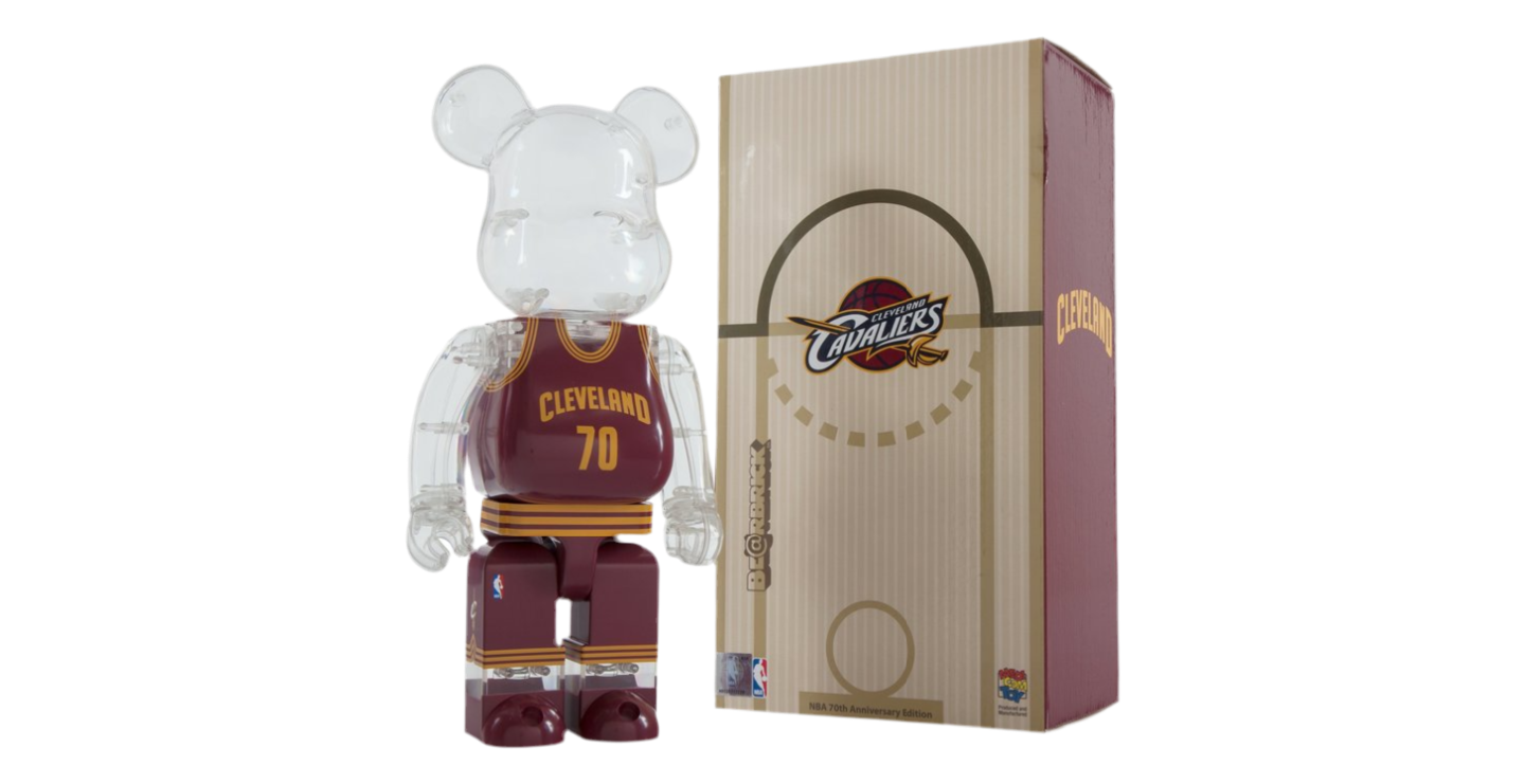 Bearbrick x NBA Cleveland Cavaliers 70th Anniversary 400%