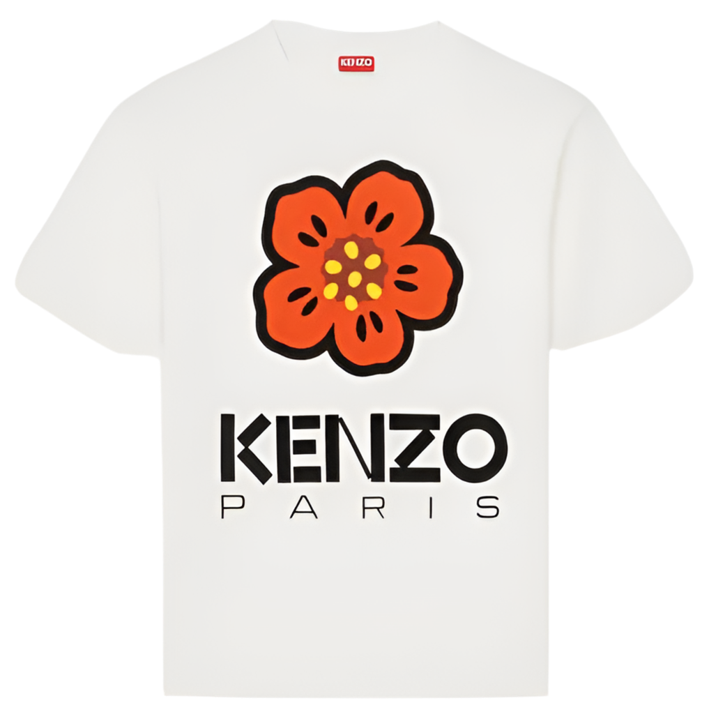 Kenzo Paris Large Boke Flower Oversized T-Shirt White