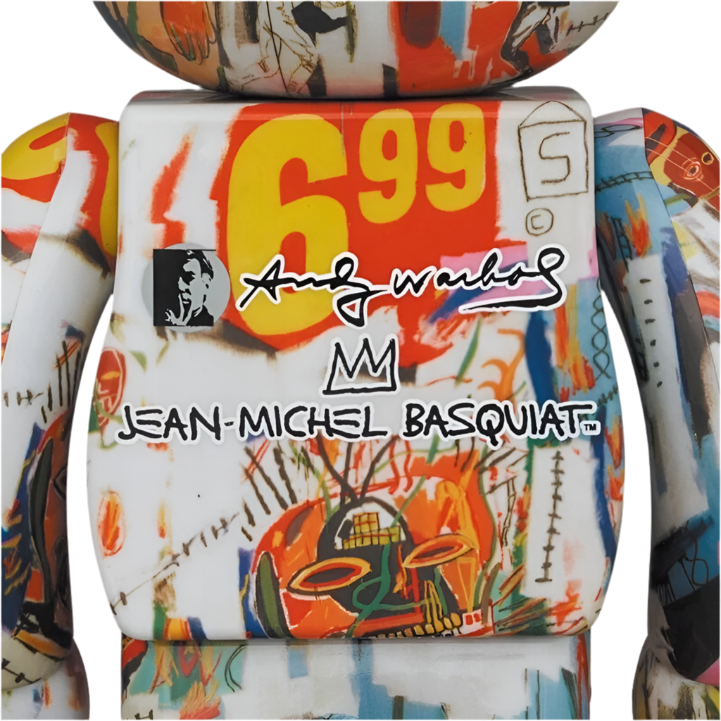 Bearbrick Andy Warhol x JEAN-MICHEL BASQUIAT #4 400%