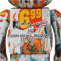 Bearbrick Andy Warhol x JEAN-MICHEL BASQUIAT #4 400%