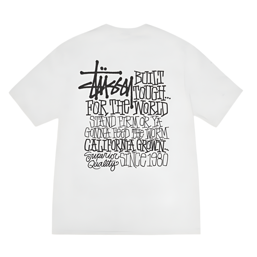 Stüssy California Grown Pigment Dyed Tee White (FW24)