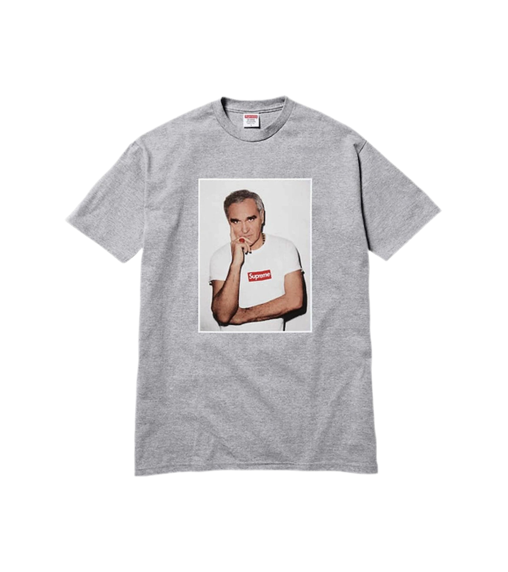 Supreme Morrissey Tee Heather Grey (SS16)