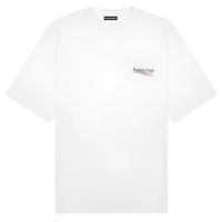 Balenciaga Political Campaign Logo T-Shirt White