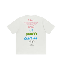 Harsh and Cruel This Feeling Printed Tee White